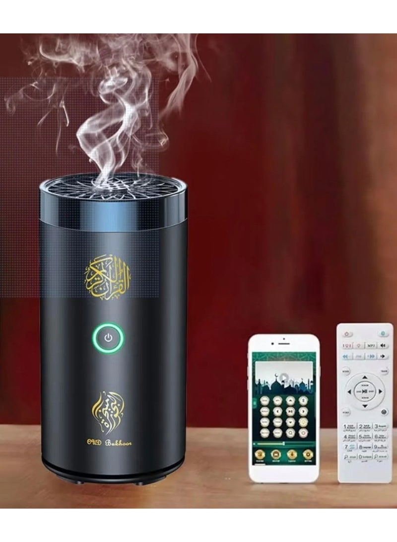 Panvil Bakhoor Device for Car & Home with Full Holy Quran Audio and Bluetooth Speaker – Electric Incense Burner, Portable Travel-Friendly Bukhoor Burner with Quran Player for Spiritual Atmosphere - Image 5